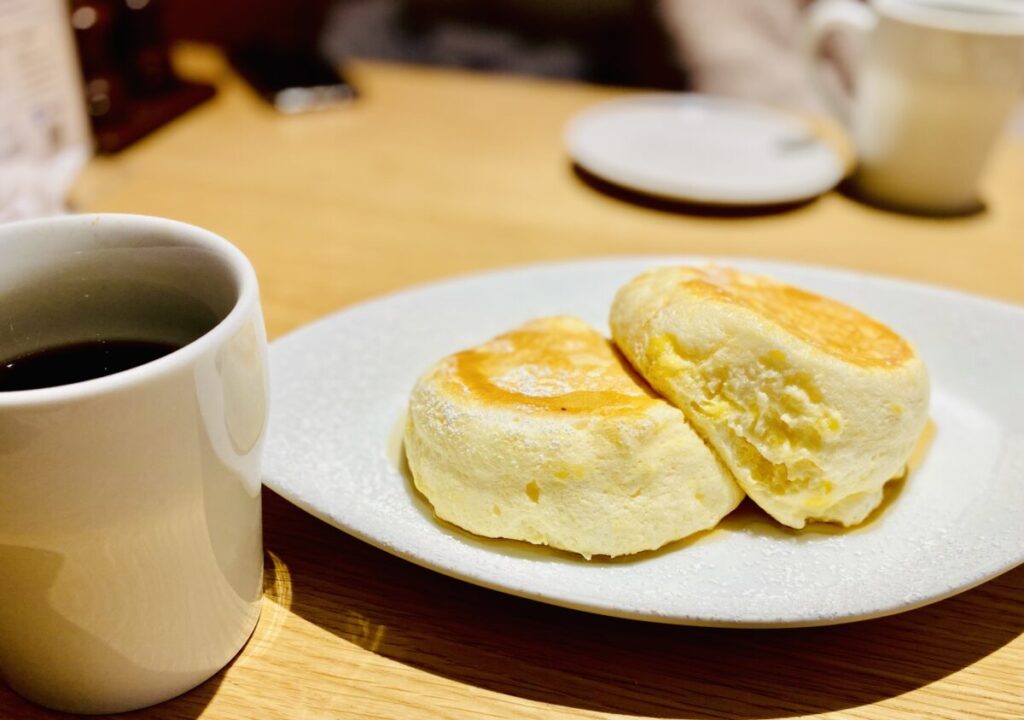 武蔵の森珈琲パンケーキ