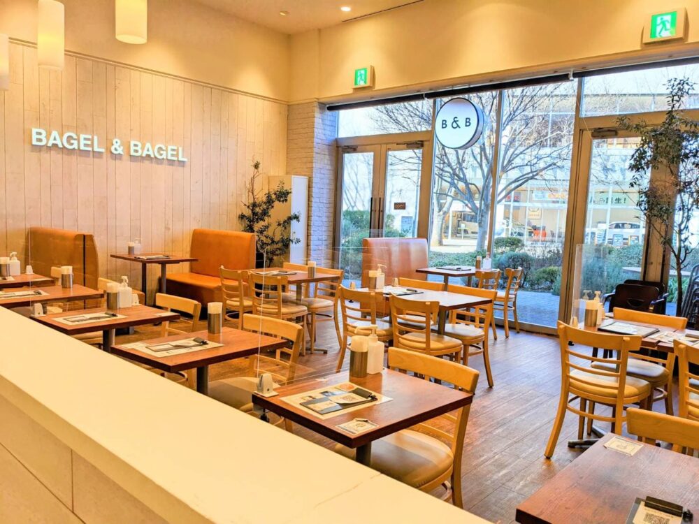 BAGEL&BAGEL 流山おおたかの森S・C店の店内
